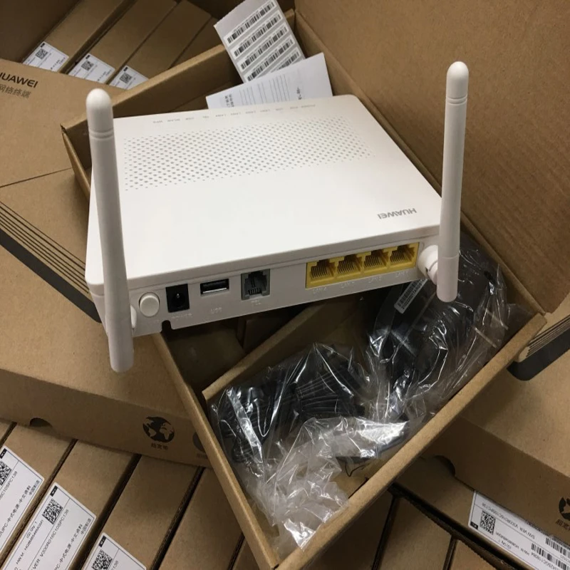 100% оригинальный новый HW HG8546M Gpon WiFi Ont onu 2 кастрюли + 4FE 1USB модем с английским