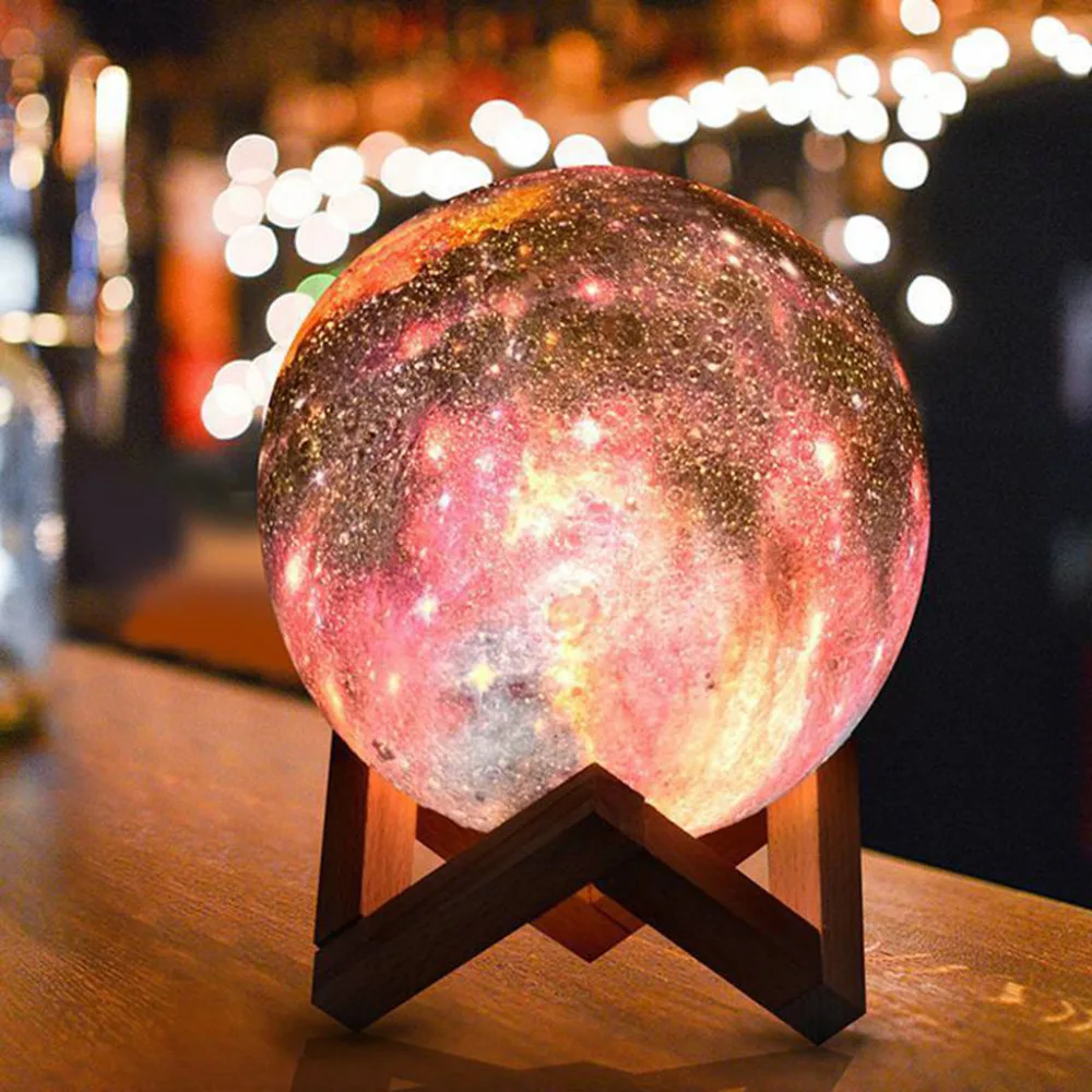 

3D Print USB Moon Lamp LED Night Light for Home Christmas Decoration night light for children projector Creative Gift 27