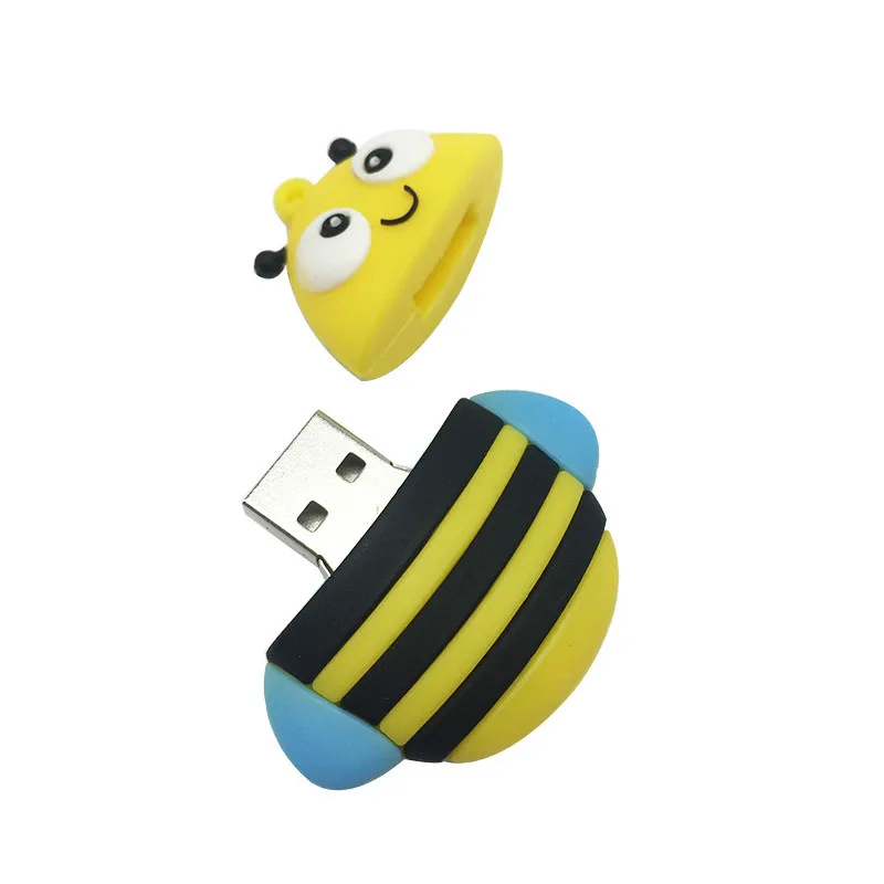 Новинка, usb флеш-накопитель, мультяшный флеш-накопитель, креативный, милый, лиса/сова/пчела, флешка, 4 ГБ, 8 ГБ, 16 ГБ, 32 ГБ, животные, пингвин, usb карта памяти, подарок