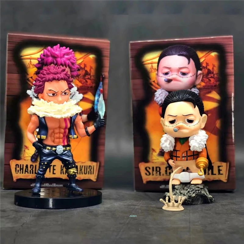 6 One Piece Big Mom Pirates Childhood Charlotte Katakuri Sir Crocodile Mr 0 Pvc Action Figure Collectible Model Toy 15 Cm B102 Aliexpress