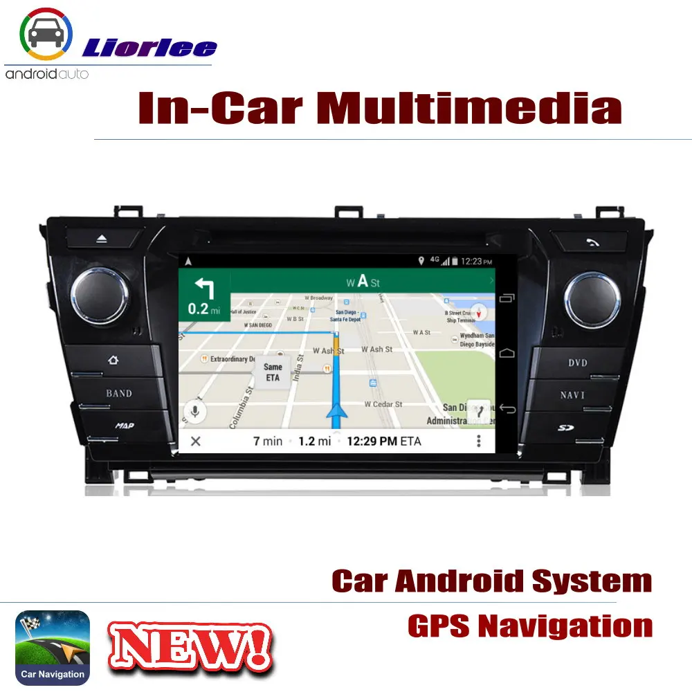 Flash Deal Car Android System RockChip PX5 1080P IPS LCD Screen For Toyota Corolla (E160) 2012~2019 DVD Player GPS Navigation 2