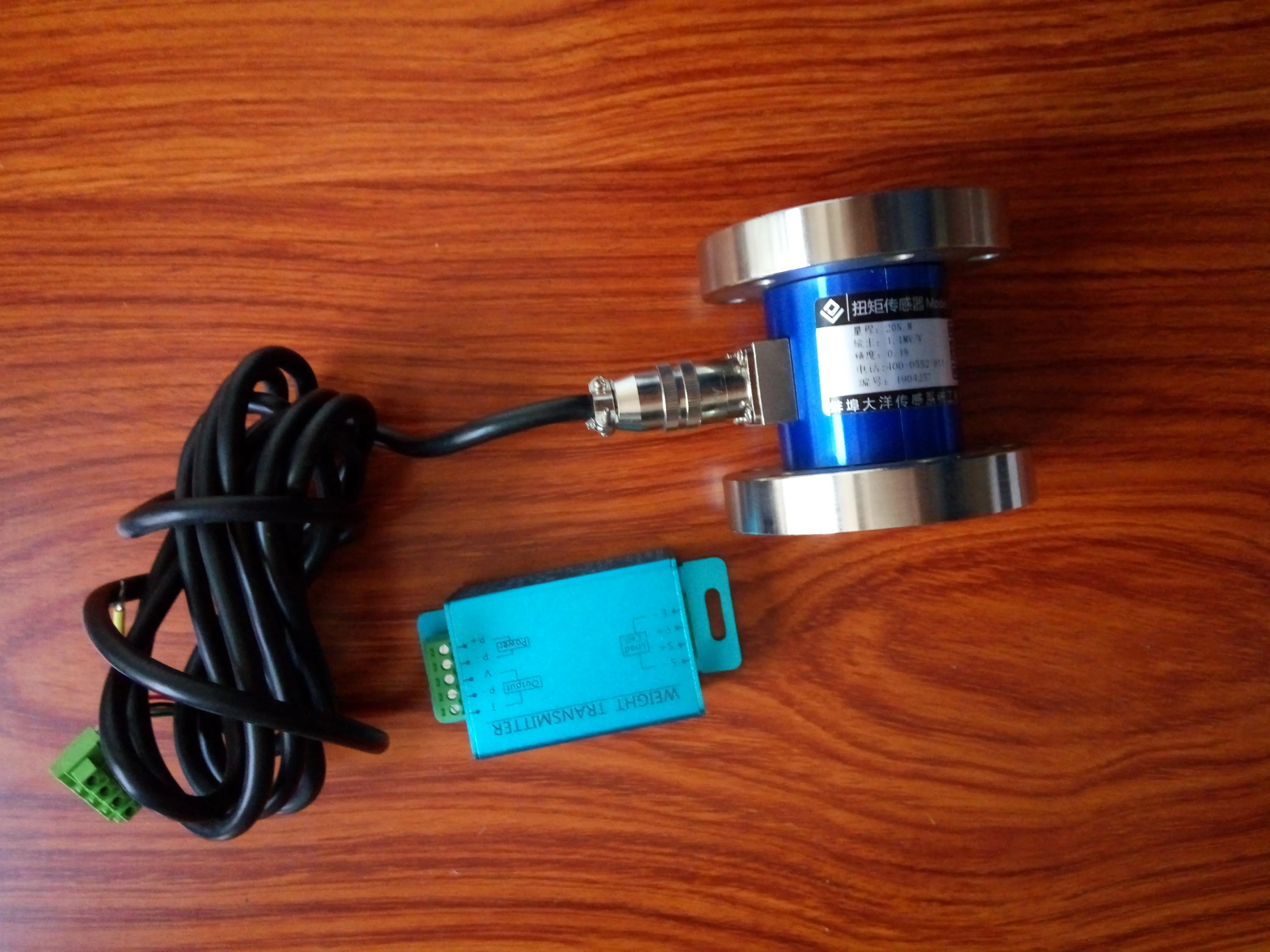 

Static Flange Torque Sensor Torque Tester Load Cell Rotary Sensor With The Convertor Module For 0-10v /0-5V /4-20mA Output
