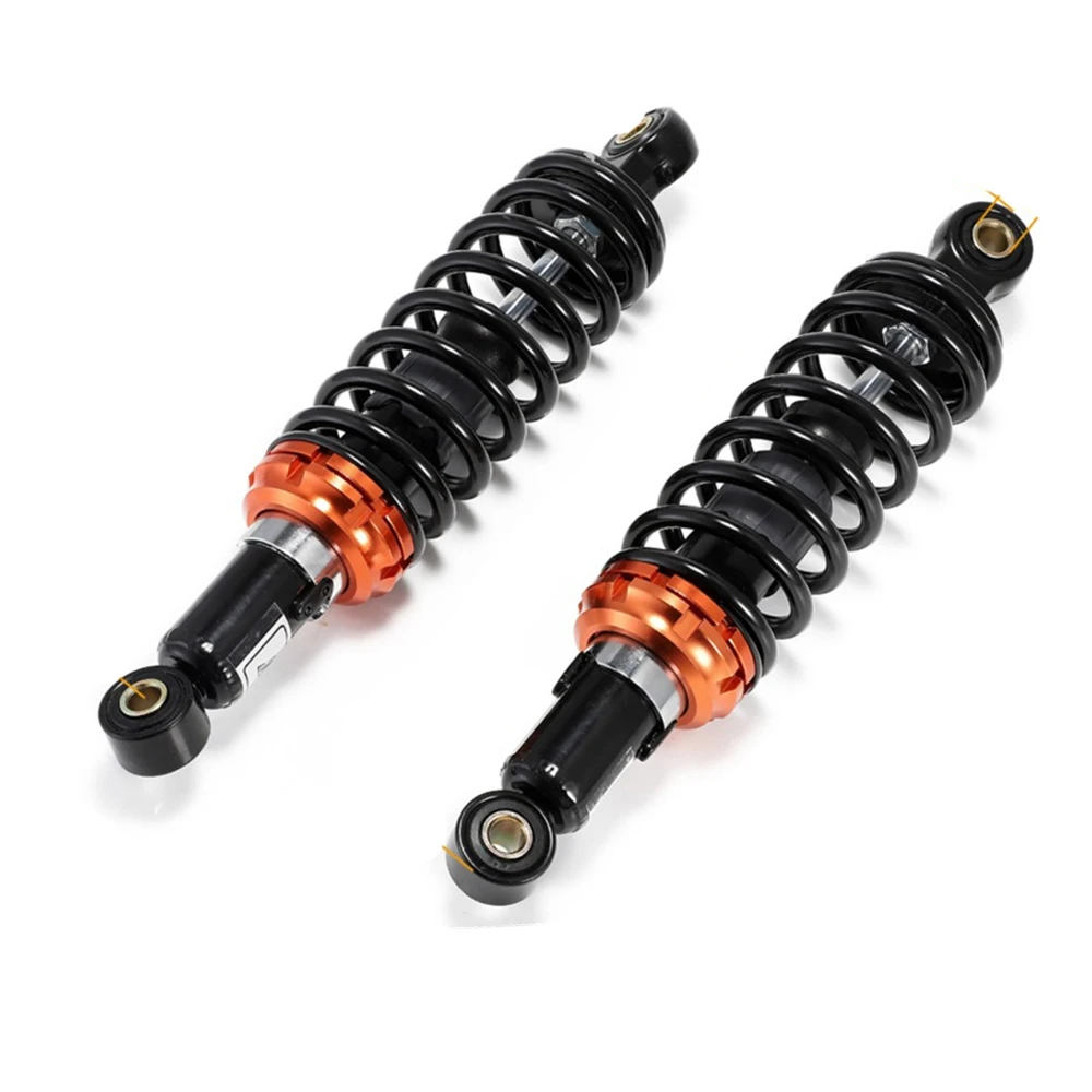 Black Universal 11" 280mm Air Shock Absorber Motorcycle Rear Suspension