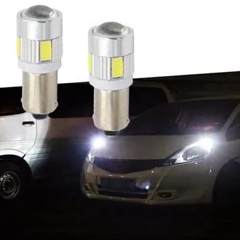 

2/4/10PCS BA9S 6 SMD 5630 LED Wedge Bulb Parking Reading Dome Lamp License Plate Llight White DC 12V Auto LED Instrument Light