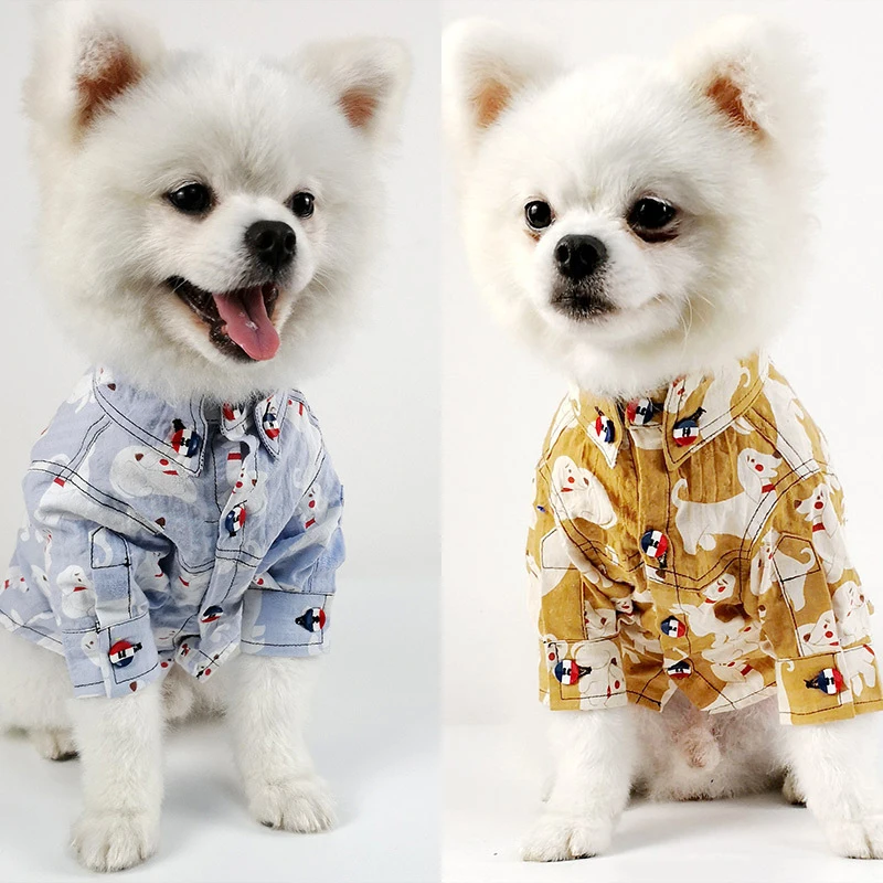 BAYOU Cotton Dog Shirt Pet Clothes with Hug Me Pattern Summer Puppy Tee Shirts Breathable Cat Top Vest Small 