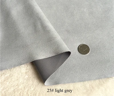 Модное пальто куртка Материал Трикотаж персиковая замша ткань Tecido - Цвет: 25 light grey