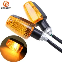 POSSBAY Универсальный мотоцикл поворотники свет для Honda Yamaha Suzuki Harley Kawasaki индикаторы Flasher мигалка сигнальные лампы