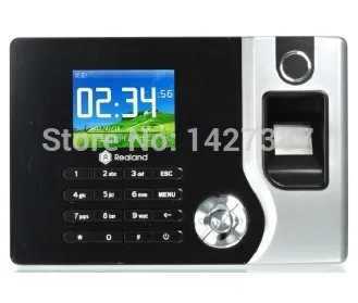 

Realand A-C071 TCP/IP Biometric Fingerprint Time Clock Recorder Attendance Employee Electronic English Punch Reader Machine