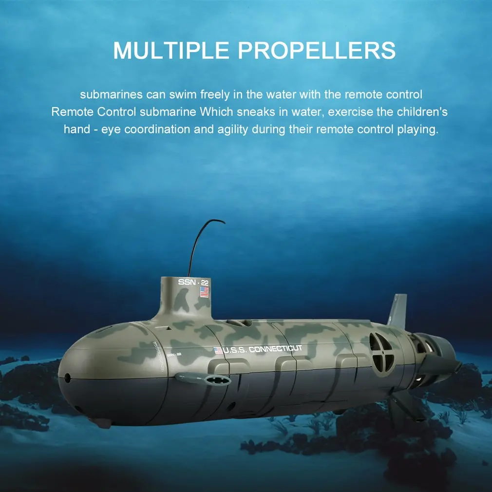 RC Submarine 13000 U.S.S S27MHz Seawolf Remote Control Toys 6CH 3