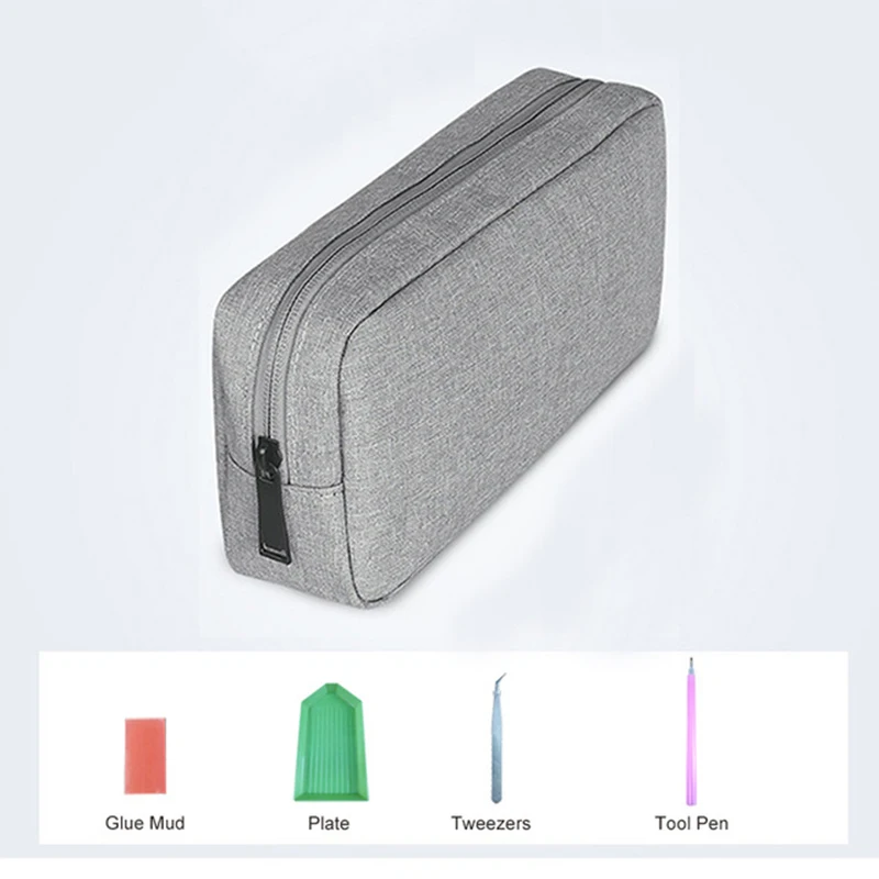 

Five Colors Multi-function Storage Bags For Diamond Embroidery Tool DIY Diamond Painting Accessories Storage Bag Tools Organizer
