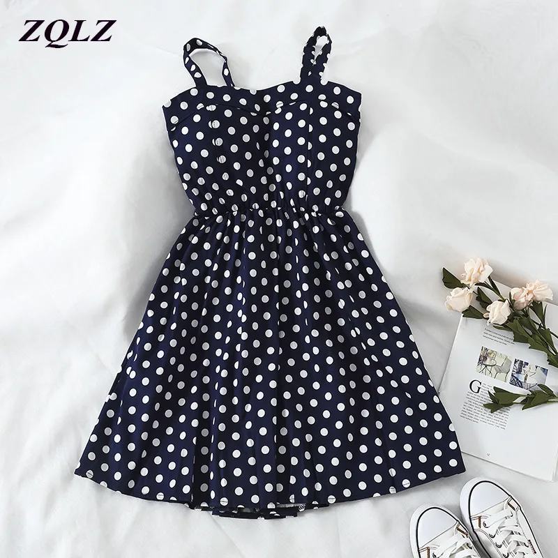 

Zqlz Summer Floral Print Vintage Mini Dress Women V Neck Sleeveless Spaghetti Strap Sexy Club Party Casual Beach Dresses Sale