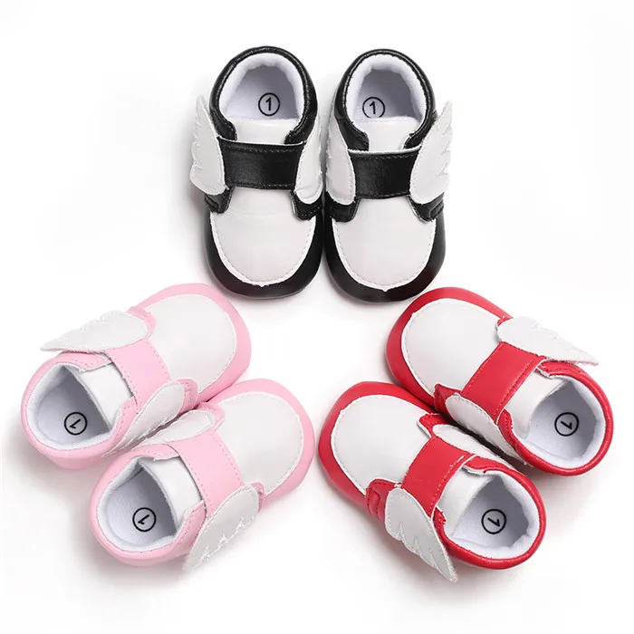 Newborn Baby First Walkers Shoe Infant Toddler Pony Wing Toddler Boots