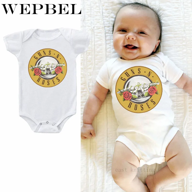 

WEPBEL Newborn Baby Boys Girls Romper Pregnancy Announcement Grandparents Short Sleeve Toddler Clothes