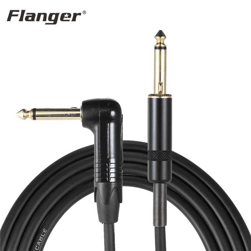 Flanger FLG 002 Pro Guitar Super Silent Plug Cable Class Connecting Cable No Noise+Electricity