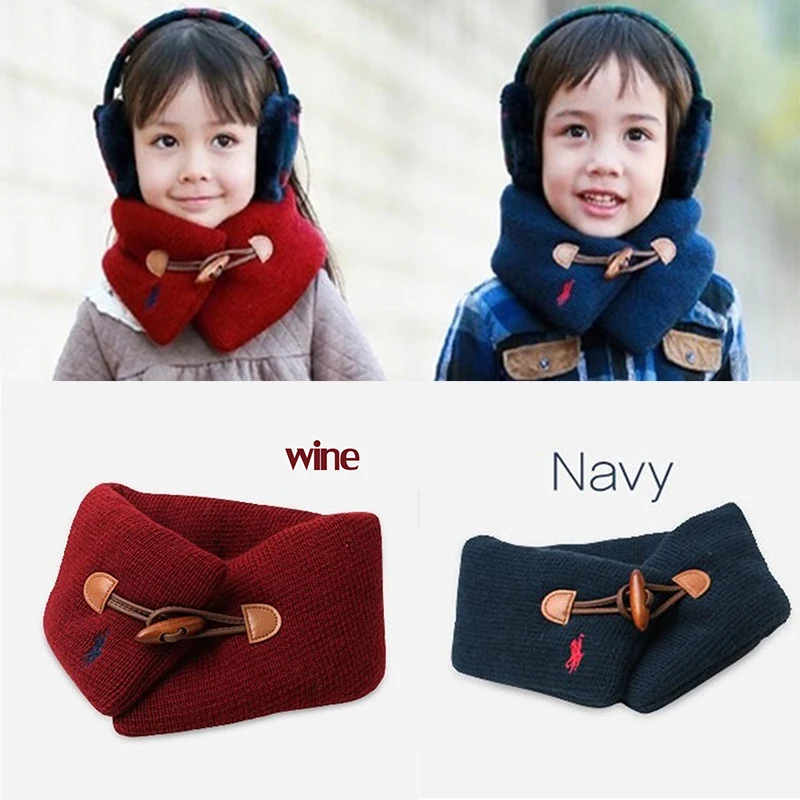 New Baby Scarf Winter Neck Warmer For Children Toddler Scarf Collar