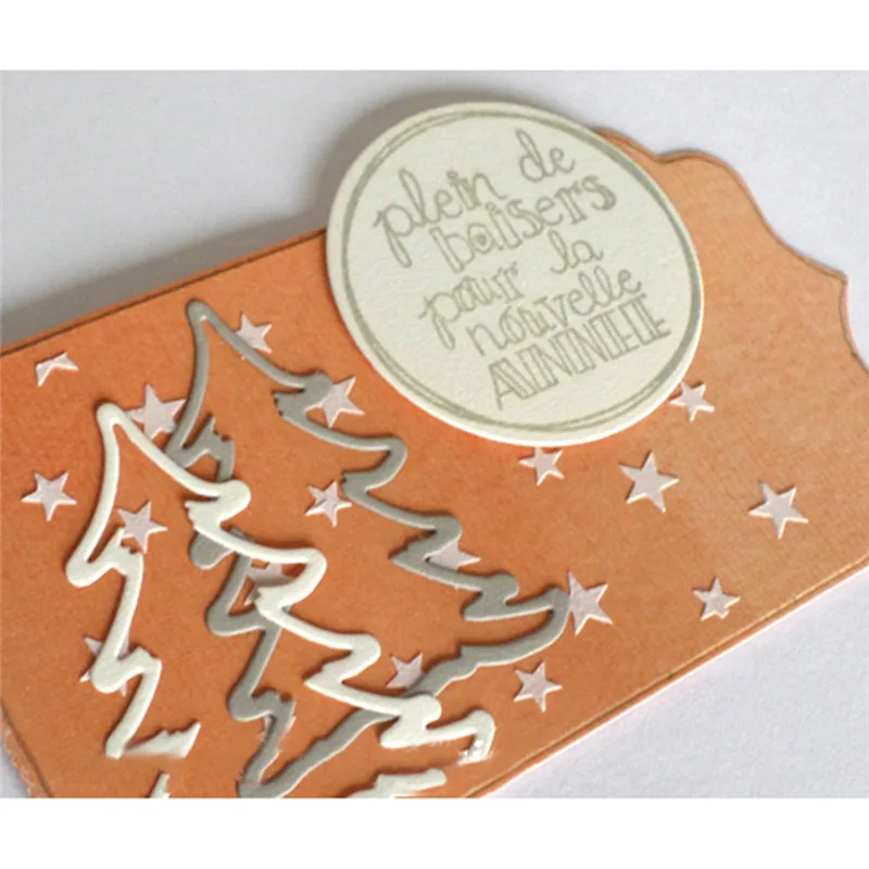 

Elk Christmas Star Tree Metal Cutting Dies for Scrapbooking New 2019 Crafts Die Cuts Card Making Album Embossing