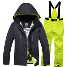 Бренд RIVIYELE, Мужская лыжная куртка, штаны, одежда для сноуборда, брюки, ветрозащитная, водонепроницаемая, для улицы, спортивная одежда, зимний костюм унисекс