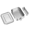 G.a HOMEFAVOR Lunch Box For Kids Food Container Bento Box 304 Top Grade Stainless Steel  Metal Snack Storage Box 4