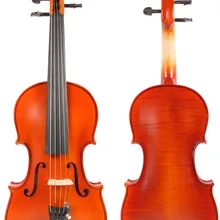 Yinfente 4/4 Скрипка 5 струн скрипка твердый тигровый клен ель эбеновые крепления с Скрипка чехол для смычка