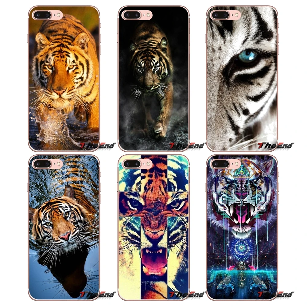 Чехлы для Xiaomi Redmi 4 3 S Pro mi 4i 4C 5 5s Max Note 2 Чехол Coque Trippy Feral Tiger fractal Fractalius | Мобильные
