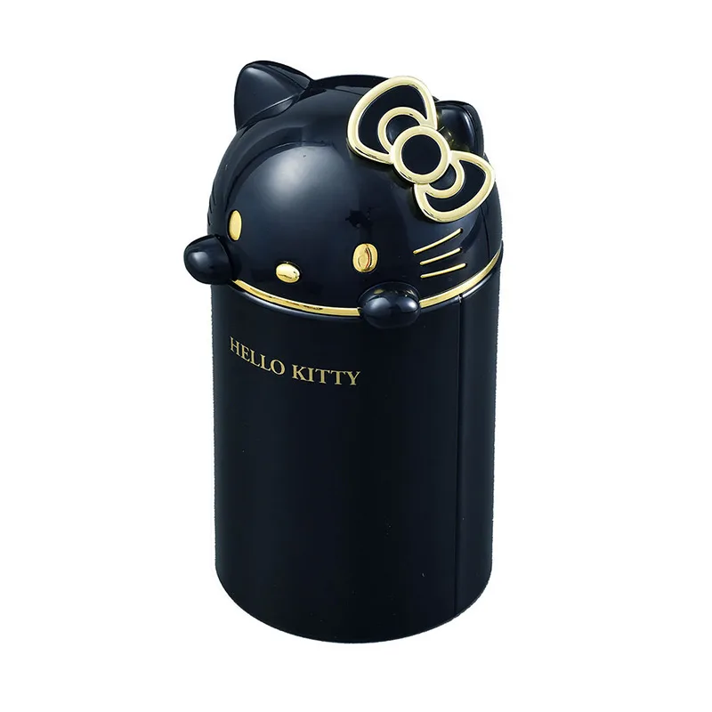 

Hello Kitty Car Trash Bin Mini Car Garbage Trash Can Ashtray Office Desk Trash Can KT Cat Waste Basket Garbage Cans with Lid Car