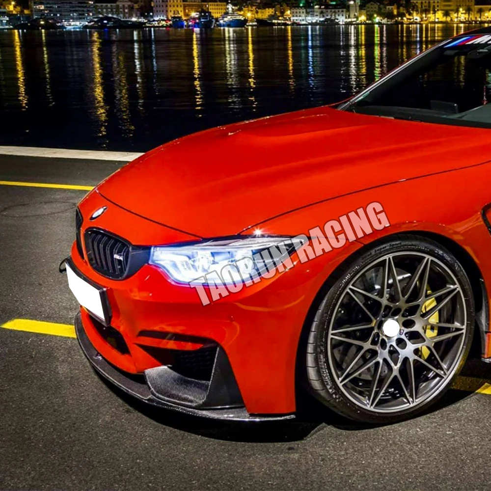  F80 M3 F82 F83 M4 Carbon Fiber Front Lip for BMW M3 M4 2012 - 2019 Auto Racing Car Styling Front Bu