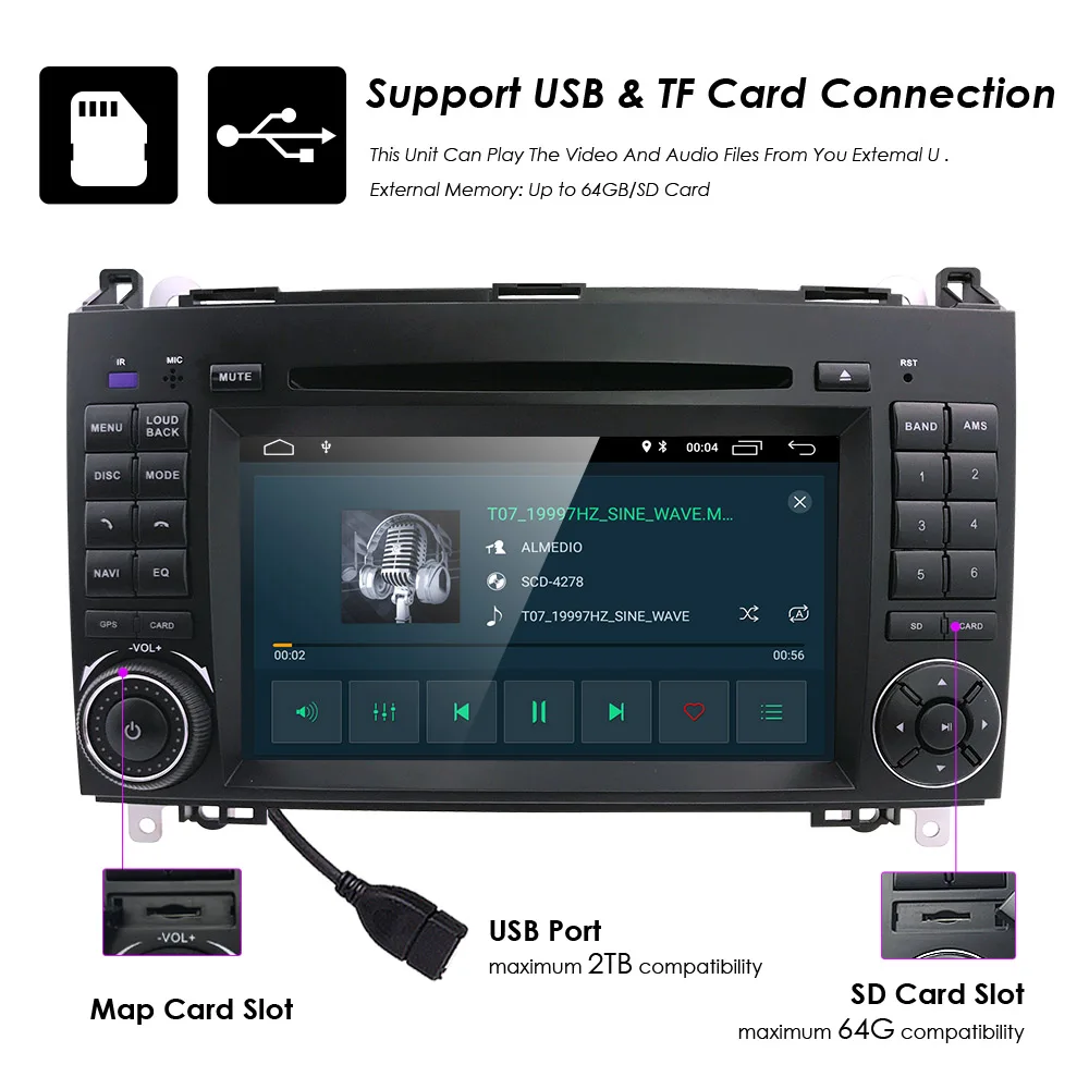 Sale Ossuret Android 2 Din Auto Radio Car DVD GPS Head unit for Mercedes Benz B200 A B Class W169 W245 Viano Vito W639 Sprinter W906 19 Sale Ossuret Android 2 Din Auto Radio Car DVD GPS Head unit for Mercedes Benz B200 A B Class W169 W245 Viano Vito W639 Sprinter W906 19