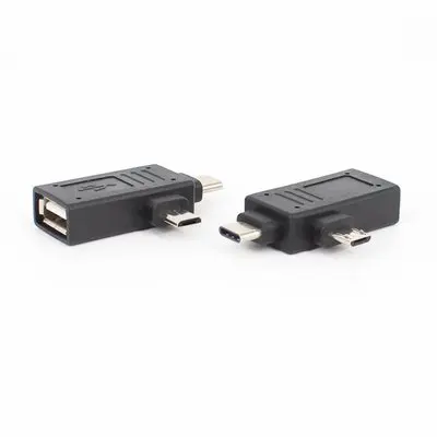 Тип C + Micro USB к USB2.0 адаптер мужчин и женщин USB3.1 к USB2.0 Micro USB для передачи данных Столяр