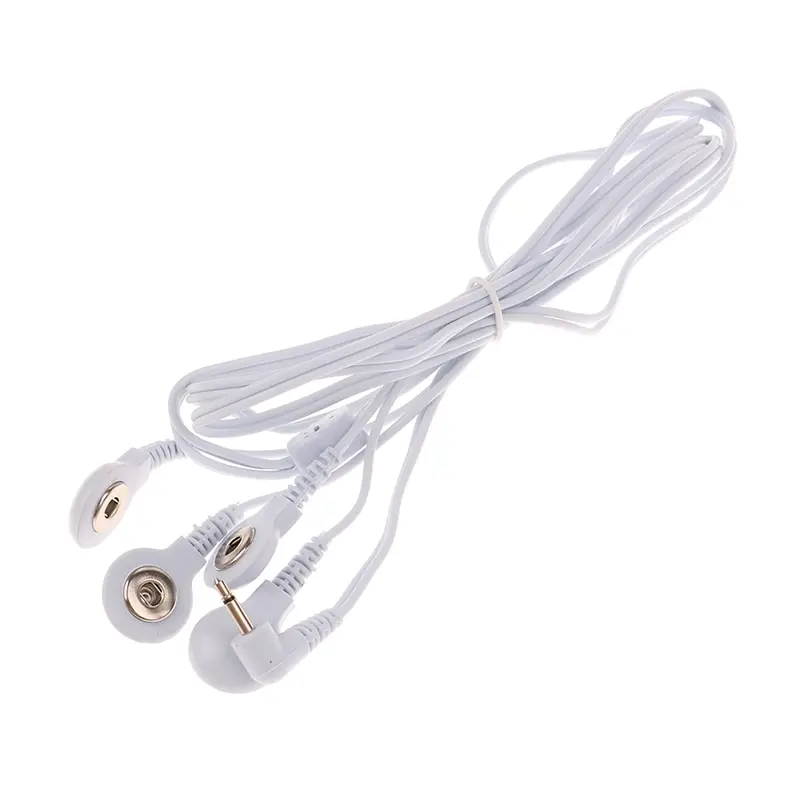 

Practical 115X 3.5mm Plug Electrode Lead Wires Replacement Cables Standard Connection for Digital Tens Massager Machine