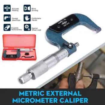 

0.01mm Caliper Measuring Tools Metric External Outside Micrometer Caliper Guage Graduation Micrometer 0-25mm/25-50mm
