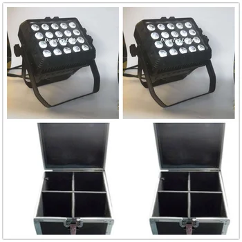 

8pcs+2flycase Aluminum IP65 LED Par 20x10W RGBW 4in1 LED Par Can city color LED Spotlight Dj Projector Wash Lighting