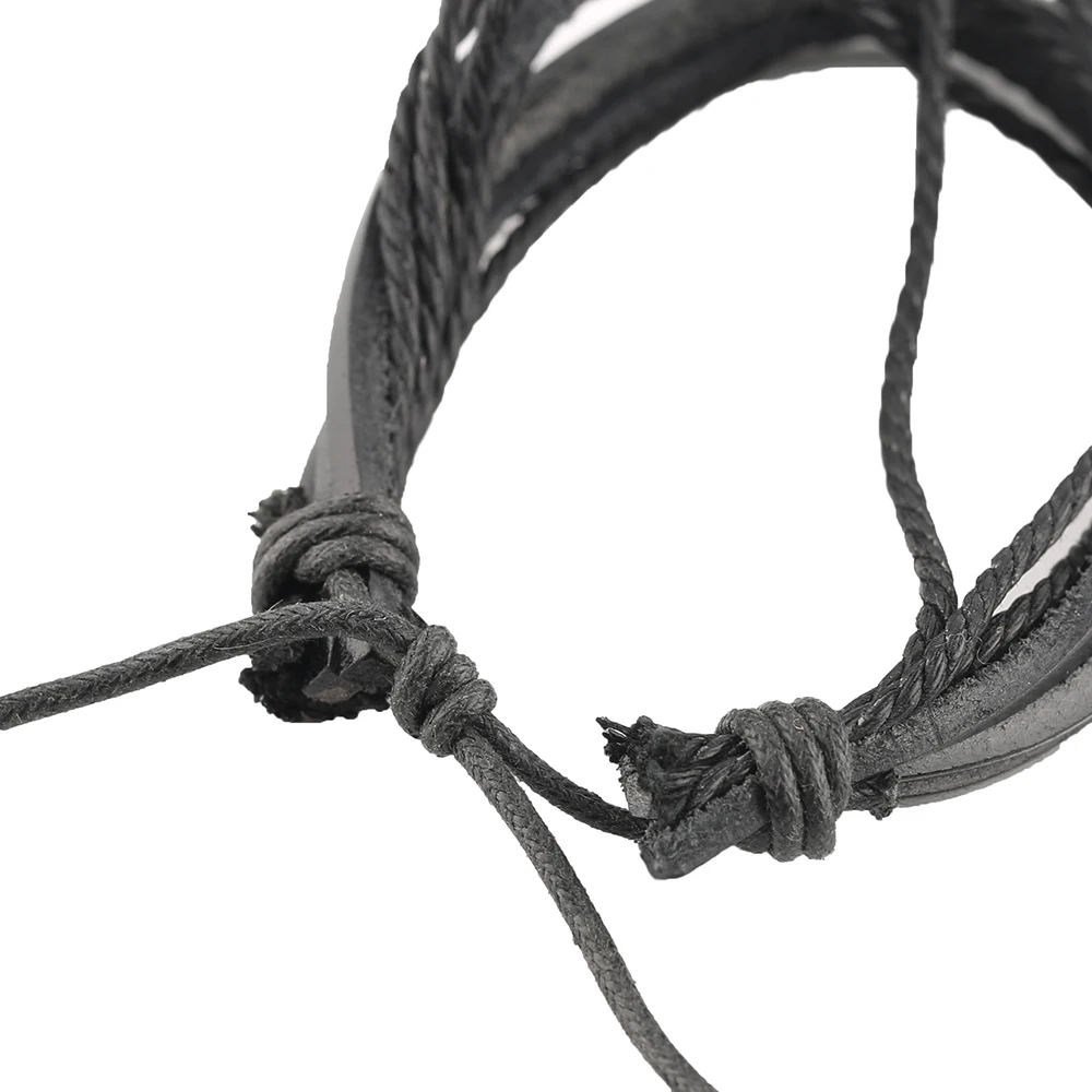 Trendy Elastic Hemp Rope Bracelets Unisex Female Leather Bangle Chain Casual Simple Charm Bracelets   (2)