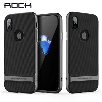 

Royce Series for iPhone X case, Rock Phone Case for iPhone X Back Cover Luxury Hybrid PC+TPU Electroplating Shell for iPhoneX
