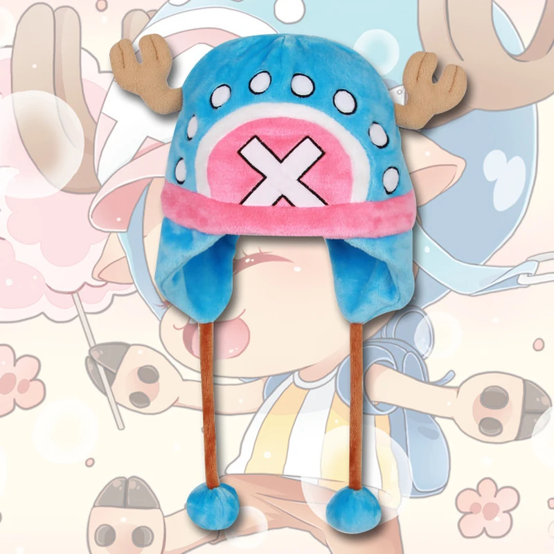 Аниме one piece Tony Chopper шапка для косплея олень плюшевая зимняя теплая Милая шапка для мужчин и женщин унисекс дети девочки аниме мультфильм подарок