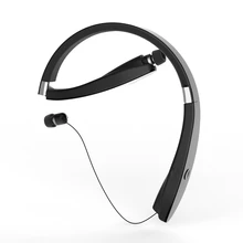 Suicen SX-991 Sports Bluetooth Headphones Retractable Foldable Neckband Wireless Headset Anti-lost In Ear Earphones Auriculars