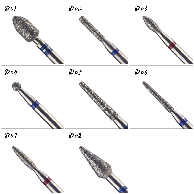 1pcs Diamond Nail Drill Bit Cuticle Cutter for Manicure Nail Files Electric for Pedicure Electric Machine Device Tool