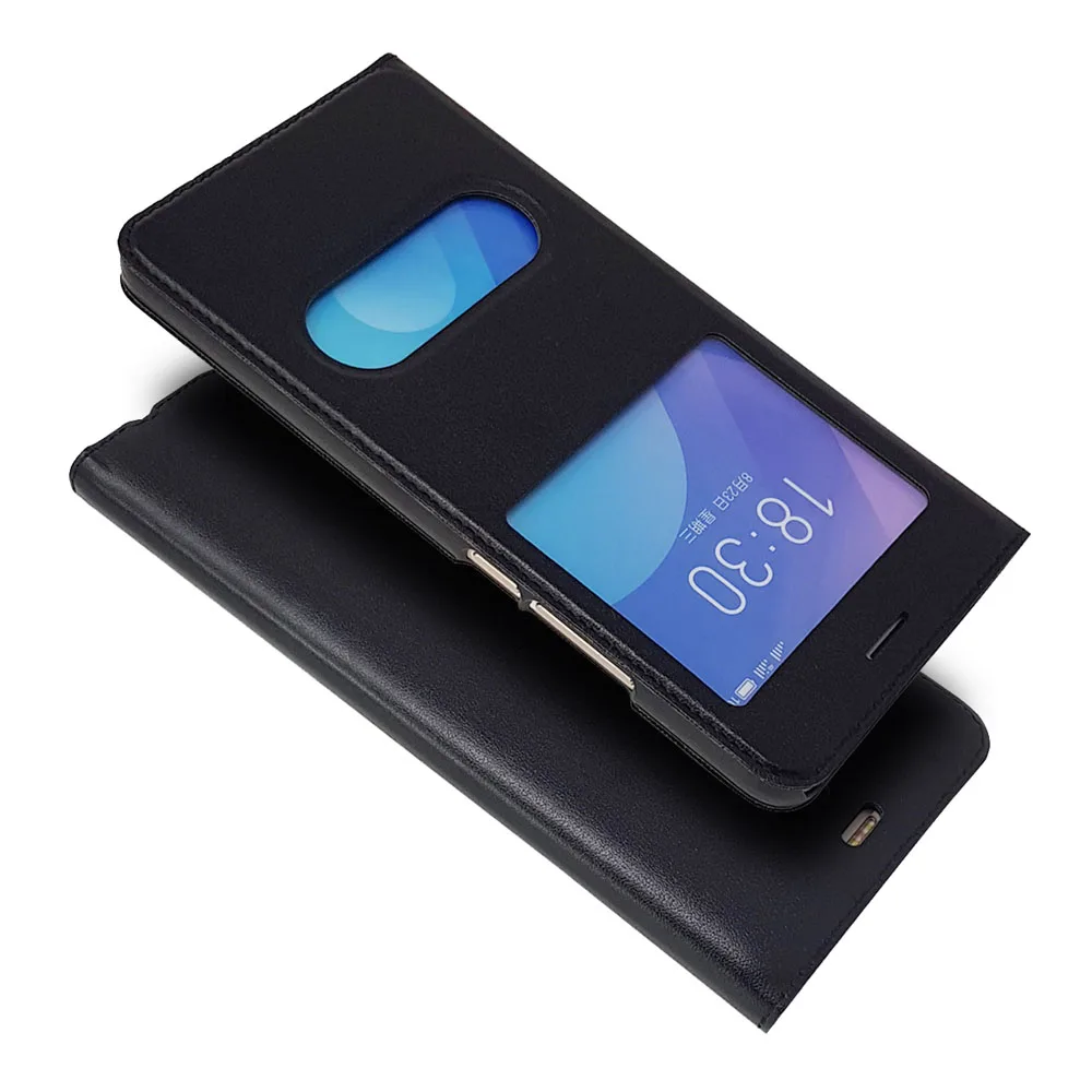Uftemr чехол для телефона Meizu M6 Note с окошком просмотра ответа на звонки s кожаный флип
