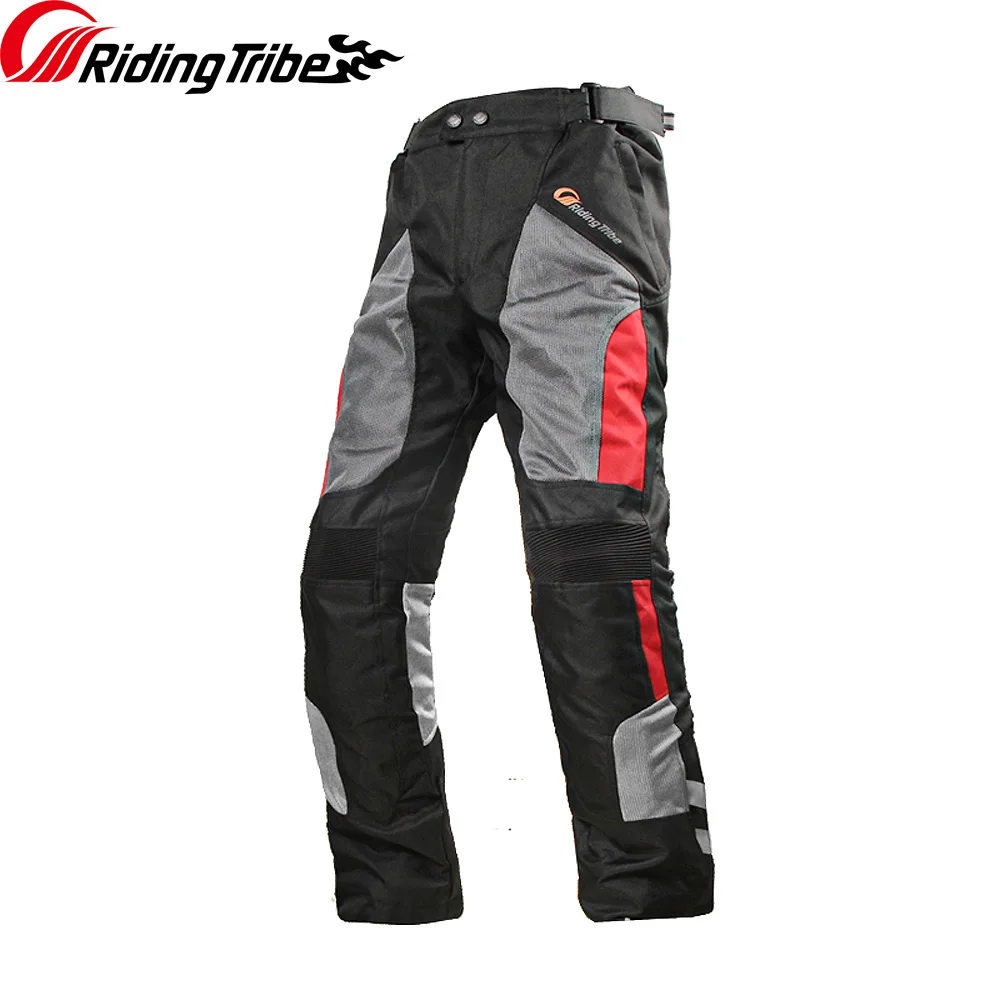 

Riding Tribe Men's Motorcycle Pants Summer Winter Motorcross Riding Protection Anticollision wearable With Kneepads HP-12