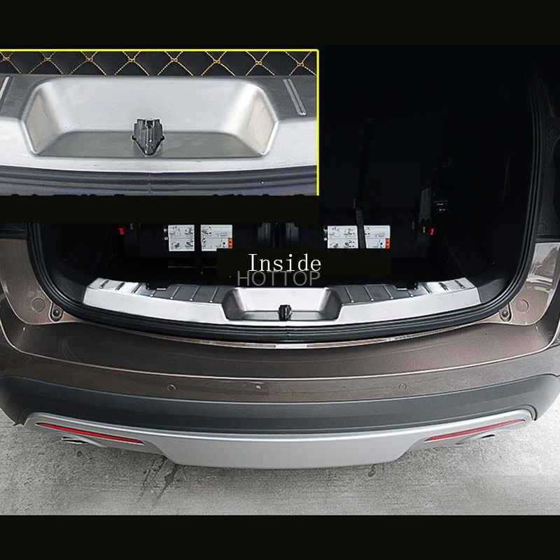 

HOTTOP Stainless rear fender trunk rearguard after the rear pedal threshold of Article For Ford Explorer 2013-2015
