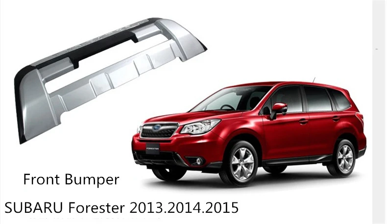 Защита переднего и заднего бампера для SUBARU Forester 2013 высокое качество защитная пластина автомобильные аксессуары