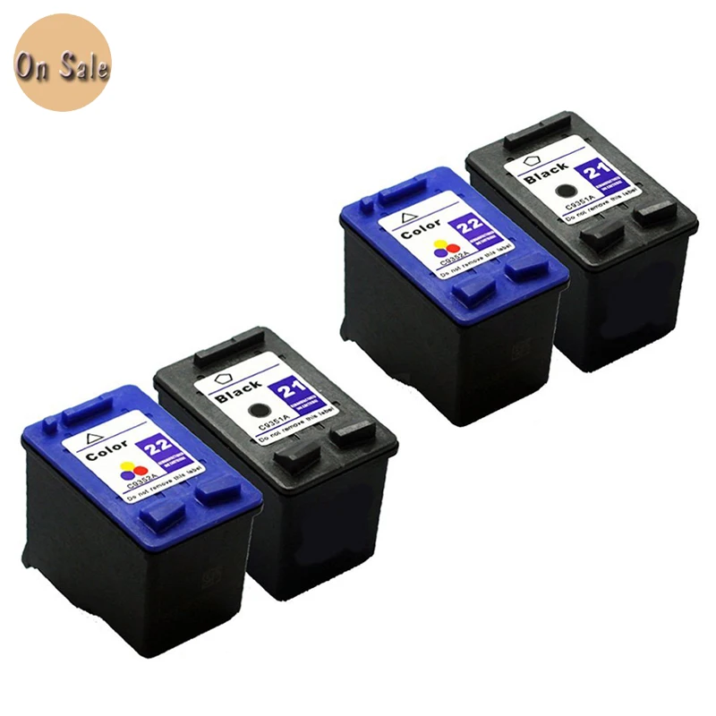 Чернила hisaint картриджи для HP21 22 F380 F2100 F2110 F2240 F2280 F2250 F4100 3915 3920 D1530 картридж принтера