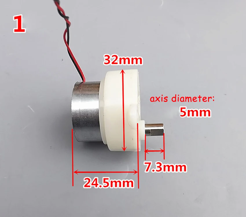 300 серия мотор-редуктор постоянного тока 6 в мини-мотор замедления положительный разворот 4 типа электрическая техника для самодельного хобби Любителя