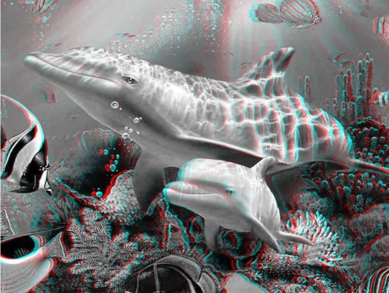 3Д рисунки для очков из кинотеатра