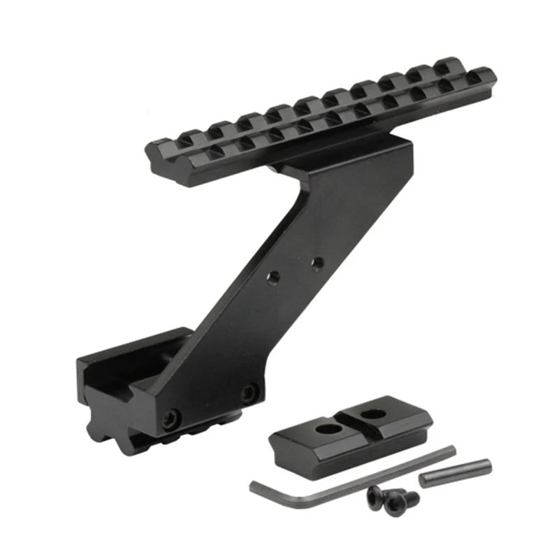 Tactical Weaver Picatinny Top & Bottom Rail Pistol Handgun Scope Mount