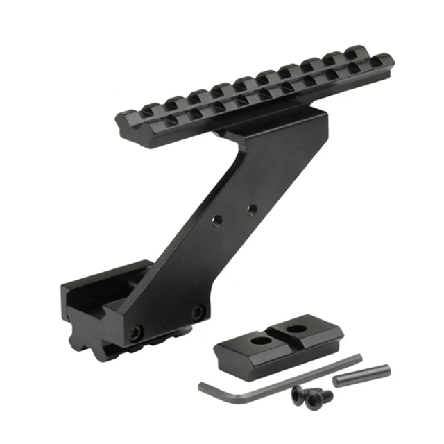 Tactical Weaver Picatinny Top & Bottom Rail Pistol Handgun Scope Mount