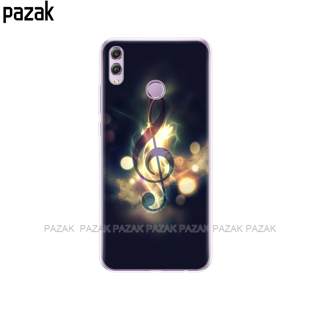 52251 Чехол для Huawei Honor 8x, чехол 6,5 дюйма, силиконовый мягкий ТПУ черный чехол для Honor 8 X, чехол с принтом, чехлы для телефонов - Цвет: 52251