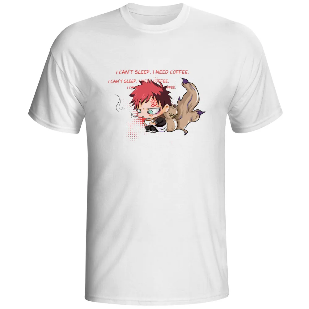 Anime Naruto Sabaku No Gaara Saya Tidak Bisa Tidur T Shirt Pop
