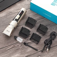 Машинка для стрижки волос триммер для бороды бритва для мужчин электрическая машинка для стрижки литиевая батарея ЖК-дисплей машинка для стрижки волос