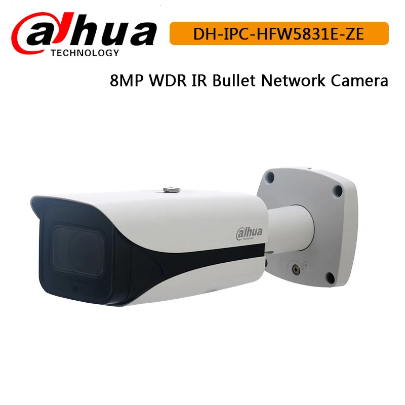 

Dahua IPC-HFW5831E-ZE IP Camera 2.7mm~12mm varifocal motorized lens IR50M built-in audio alarm interface 8MP WDR Bullet camera