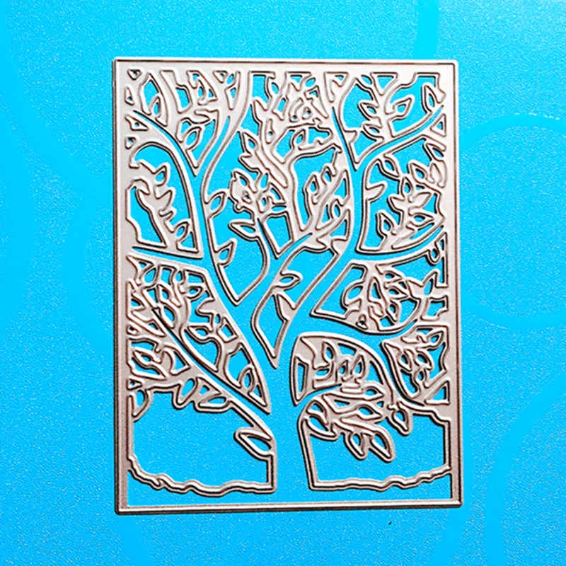 

YINISE Metal Cutting Dies For Scrapbooking Stencils Tree DIY Paper Album Cards Making Embossing Folder Die Cuts Template Mold
